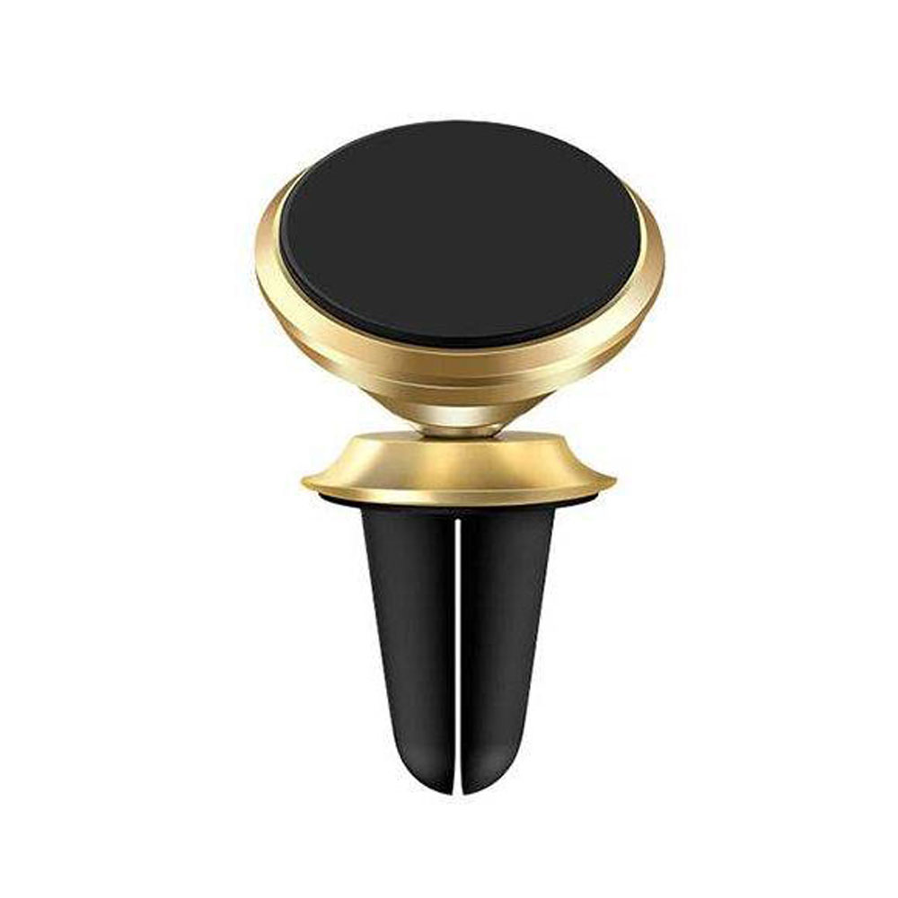 360 Universal Magnetic Snap On Air Vent Car Mount Holder 005 (GOLD)